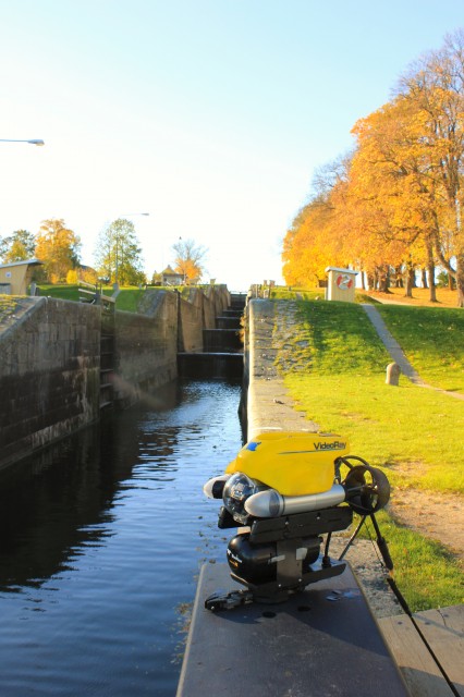 NOVEMBER 11, 2015 - VideoRay Pro 4 Remotely Operated Vehicle Inspects Göta Kanal Infrastructure