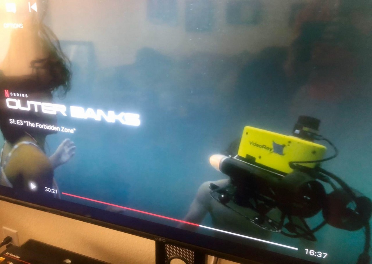 Video Ray Wraith Rov VideoRay ROV At Center Of Action On New Netflix Teen Drama Show | VideoRay